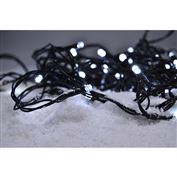 Solight LED Outdoor Christmas Chain, 200 LED, 10m, 5m Lead, 8 Functions, IP44, Cold White