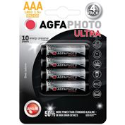AgfaPhoto Ultra Alkaline Battery LR03 / AAA, 4pcs