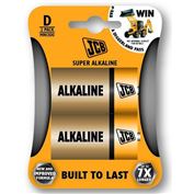 JCB alkaline battery LR20, blister 2pcs