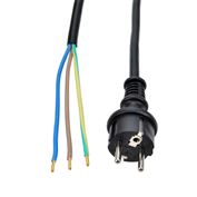 Solight power cord, 5m, 3 x 2.5mm2, rubber H07RN-F3, black