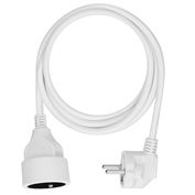 Solight 1-way extension lead, 1,5m, 3 x 1mm2, white