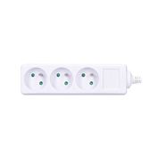 Solight rewirable multiple socket, 3-way