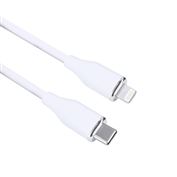 Solight USB-C/Lightning cable, USB-C connector - Lightning connector, silicone, 1m